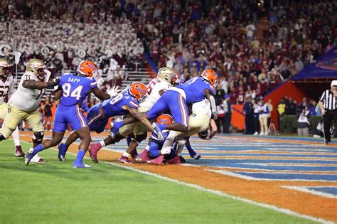 FINAL: No. 5 Florida State 24, Florida 15 .